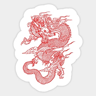 Truly madly deeply dragon Sticker